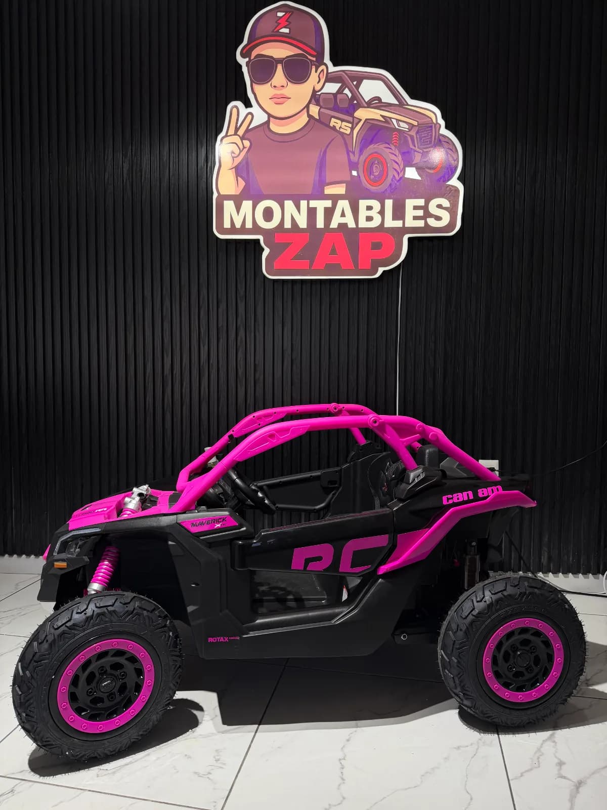 CAN AM MAVERICK 48V FUCSIA